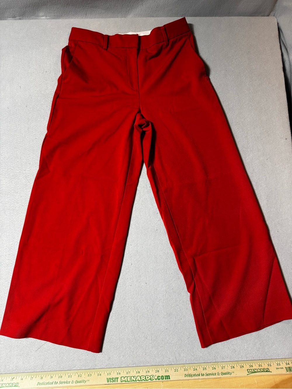 NWOT Ann Taylor Bold Red Wide-Leg Pants